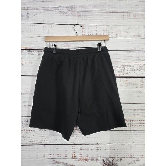 Gymshark mens cutoff shorts black raw hem athletic gym training size medium - Picture 2 of 5